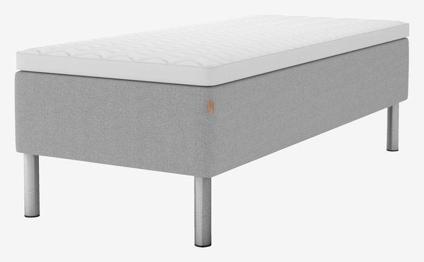 Boxmadras 90x200cm KVENNA GB20 grå-27 MEMORY