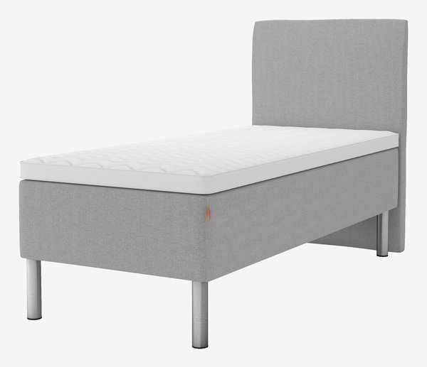 Boxmadras 90x200cm KVENNA GB20 grå-27 MEMORY
