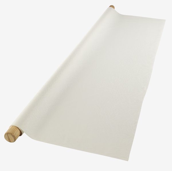 Coated tablecloth BERGFRUE 135 white