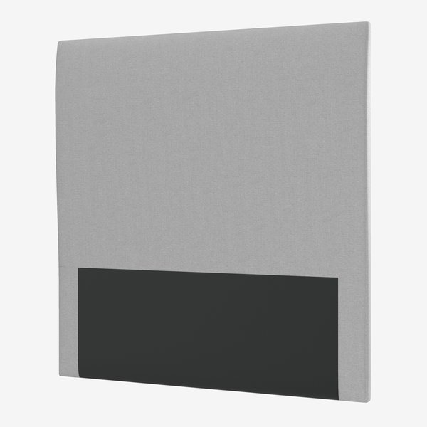 Sänggavel 120x115 H10 PLAIN grå-27