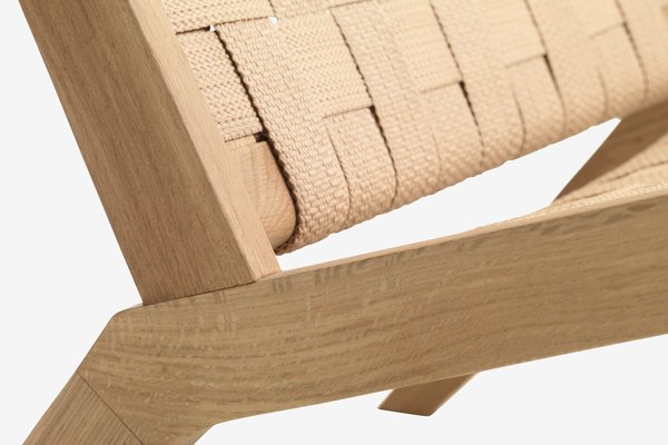 Fauteuil VADEHAVET chêne/naturel