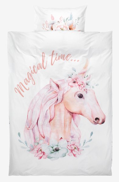 Covebett Biancheria Da Letto 140 X 200 Cm, Motivo Floreale, Motivo