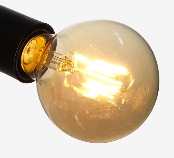 Lampe suspendue TORSTEIN l56xL40xH35cm noir