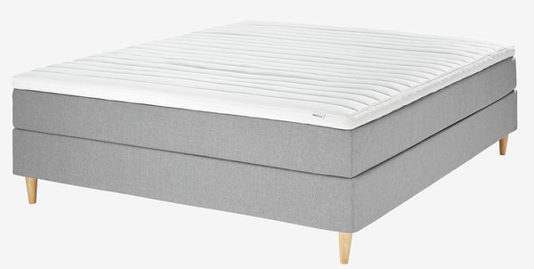 Boxspring 160x200 PLUS C75 grijs-23