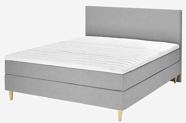 Boxspring 160x200 PLUS C75 grijs-23