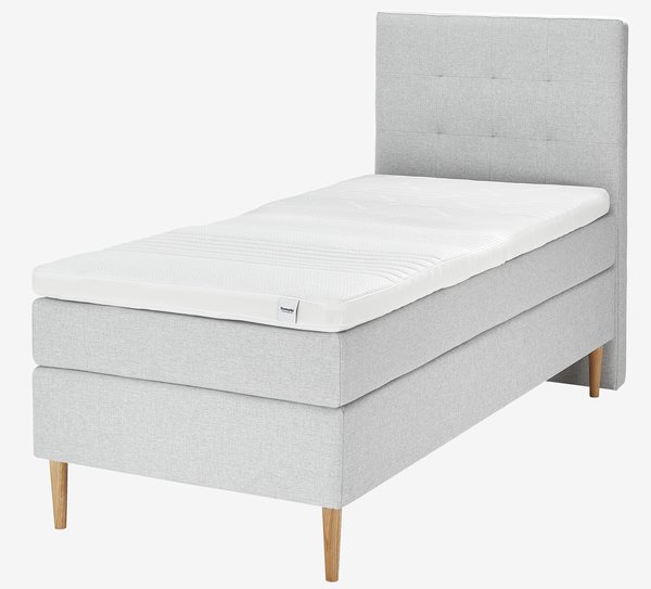 Sengegavl 90x125cm DUNLOPILLO OPO grå-32 DREAMZONE