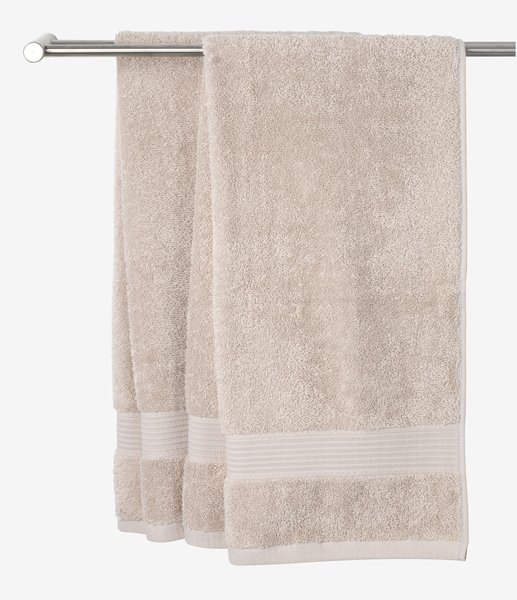 Asciugamano da bagno KARLSTAD 70x140cm color sabbia KRONBORG