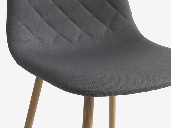 ALSTED Ø120 stejar + 4 JONSTRUP gri asfalt
