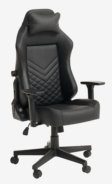 Chaise gaming ABILDAA noir