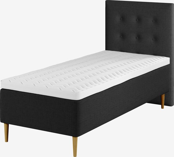 Resårbotten 90x200cm MJELLA GB10 grå-40 memory