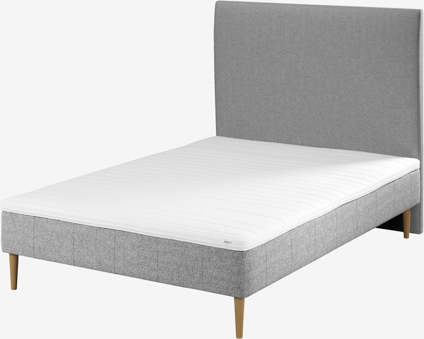 Sengegavl 140x115cm ETNA H10 grå-27 DREAMZONE