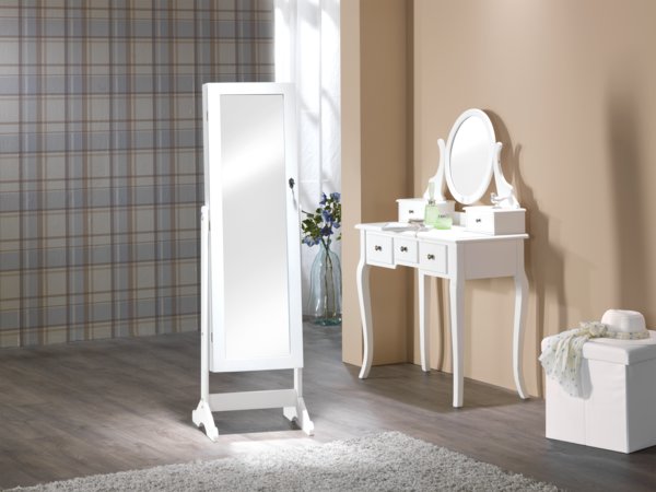 Espelho com armário MALLING com arrumação 41x150 branco