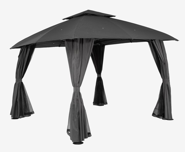 Gazebo SANKT HANS W3xL3xH2.65m grey