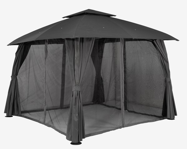 Gazebo SANKT HANS W3xL3xH2.65m grey