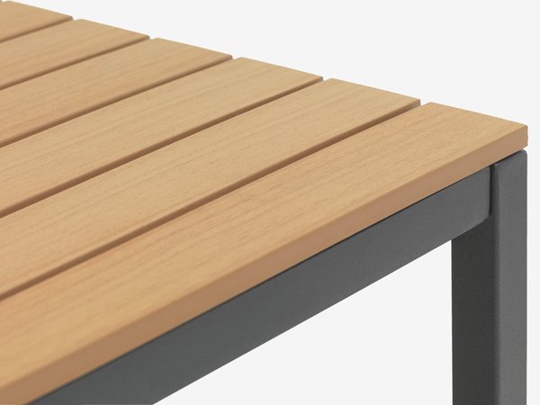 DAGSVAD D190 stol natur + 4 VANTORE stolica pijesak