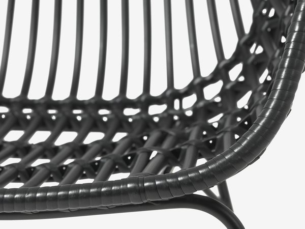 Chaise de jardin ILDERHUSE noir