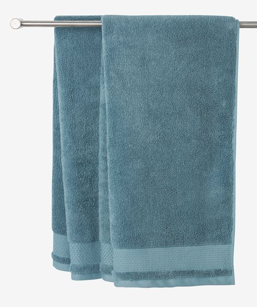 Asciugamano da bagno NORA 70x140 cm blu polvere KRONBORG