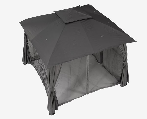 Gazebo SANKT HANS P300xL300 cm grigio