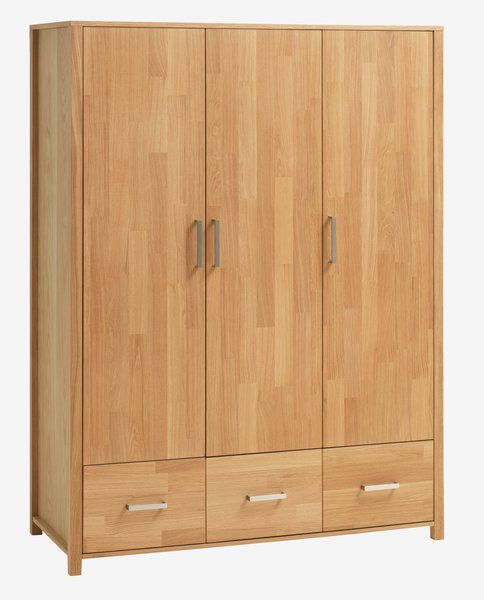 Kleiderschrank HUGGET 139x190 Eiche