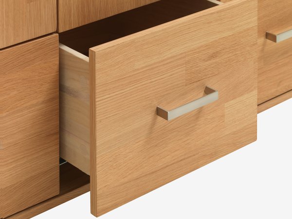 Kleiderschrank HUGGET 139x190 Eiche