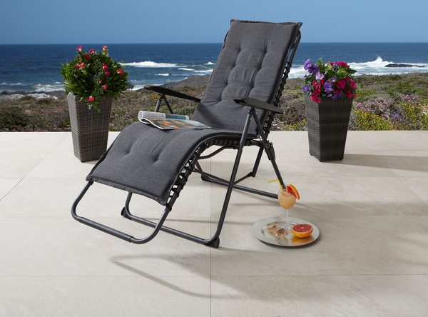 Cuscino esterno per sedia relax HALDEN grigio