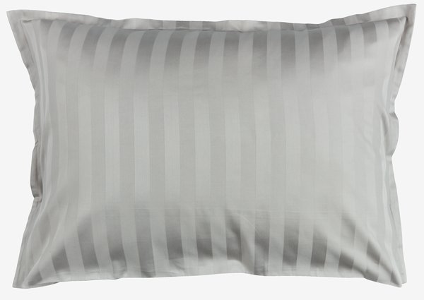Funda de almohada satén NELL 50x70/75 gris claro