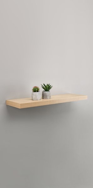 Floating shelf ABILD 80x24 oak