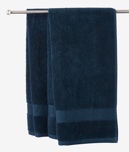 Asciugamano ospite KARLSTAD 30x50 cm blu navy