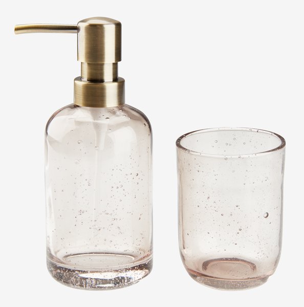 Soap dispenser ESSVIK recycled glass