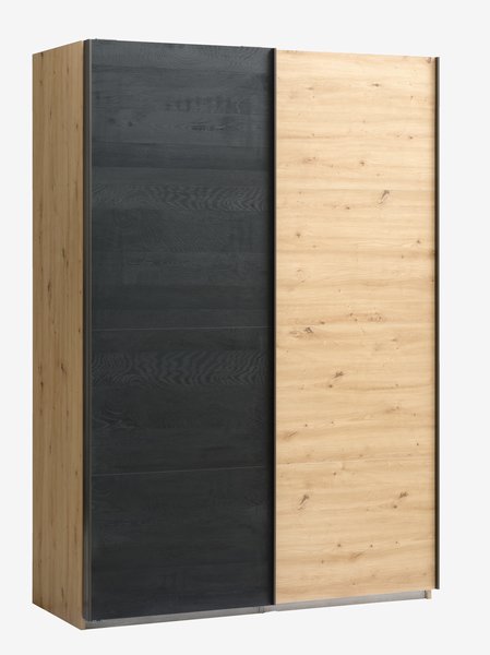 Wardrobe SALTOV 150x222 oak/black