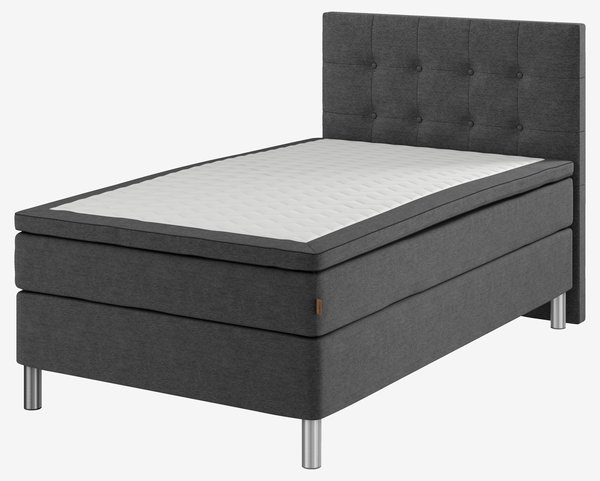 Jenkkisänky 120x200 SOKNA GC35 harmaa-40 PU DREAMZONE