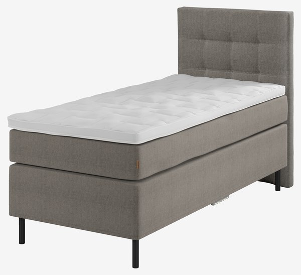 Kontinentalseng 90x200cm REIPA GC110 grå-21 LATEX
