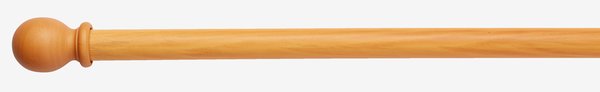 Curtain pole wood 180cm 28mm pine