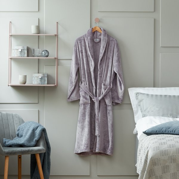 Bathrobe LERUM S/M light purple