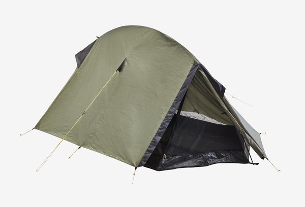 Tent RUNDSKOG sleeps 2 olive green/khaki
