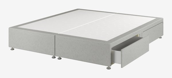 Divan base GOLD D10 4 Drawer Super king Grey-49