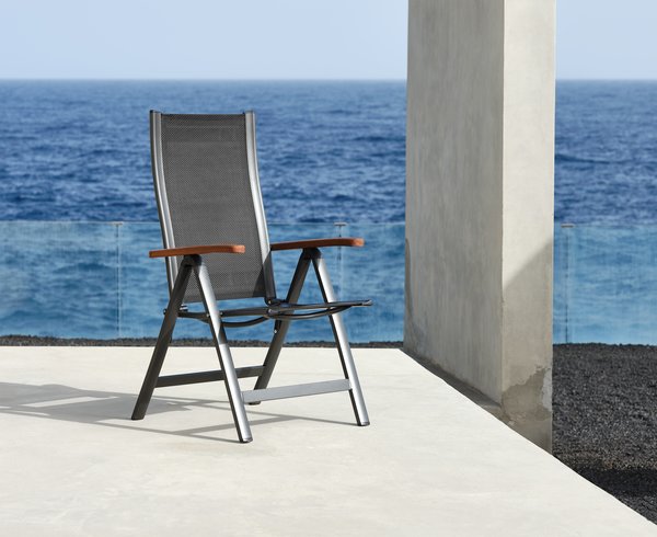 Chaise inclinable KARLSHAMN gris