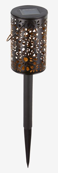 Solcellelampe HJEJLE Ø8xH39cm svart