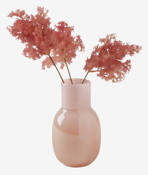 Vase KASPER Ø18xH30cm rosa