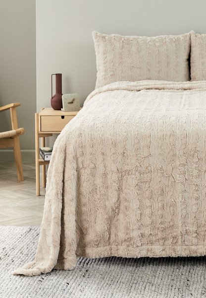 Ryggpute MYGGBLOM 50x70 beige