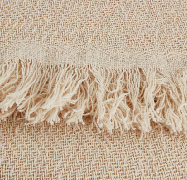 Throw ISSOLEIE 130x150 beige