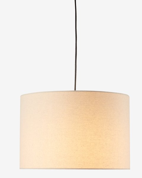 Lampe suspendue KRISTOF Ø35xH23cm naturel