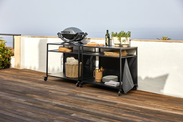 Barbeque table INDSLEV W50xL90 black