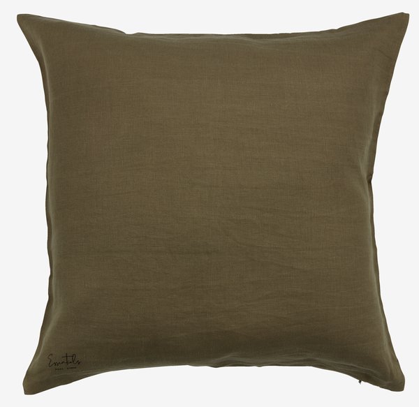 Housse de coussin ANGELIK 50x50 vert foncé