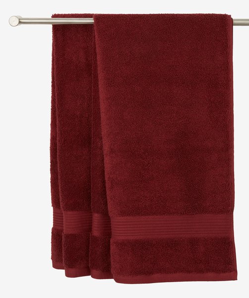 Serviette KARLSTAD 50x100 bordeaux