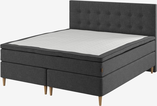 Kontinentalseng 180x200cm HEMLA GC75 grå-40 LATEX