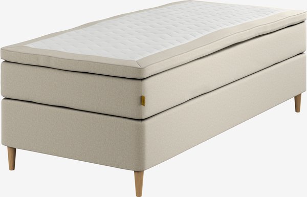 Boxspring 90x200 GOLD C75 latex zand-91