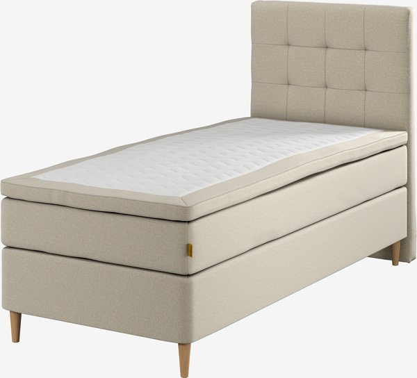 Boxspring 90x200 GOLD C75 latex zand-91