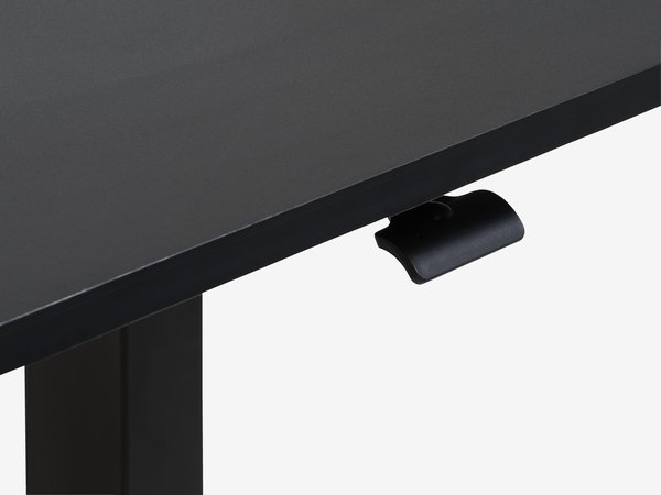 Stôl s nastaviteľnou výškou ASSENTOFT 70x130 čierna
