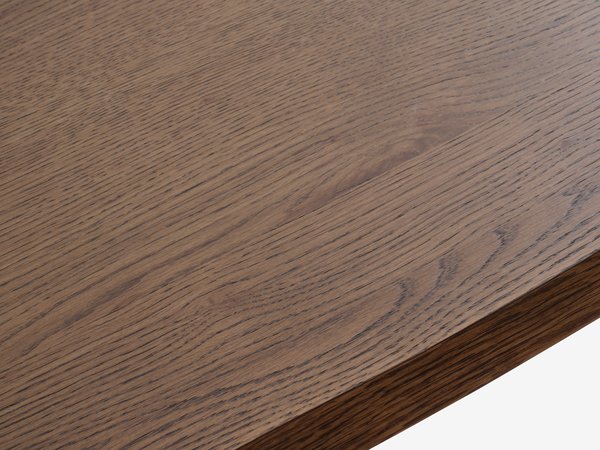 Dining table SKOVLUNDE 90x200 dark oak